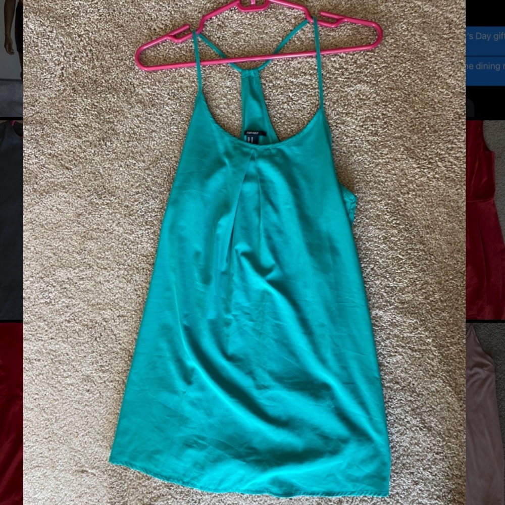 Turquoise dress for the summer